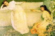 James Mcneill Whistler Symphony in White Spain oil painting artist
